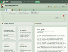 Tablet Screenshot of blood-red-shadow.deviantart.com