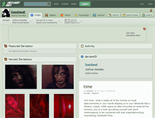 Tablet Screenshot of bassbeat.deviantart.com