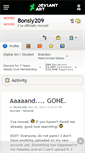 Mobile Screenshot of bonsly209.deviantart.com