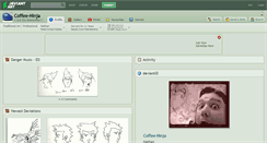 Desktop Screenshot of coffee-ninja.deviantart.com