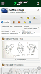 Mobile Screenshot of coffee-ninja.deviantart.com