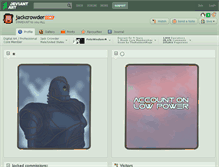 Tablet Screenshot of jackcrowder.deviantart.com