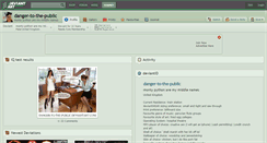 Desktop Screenshot of danger-to-the-public.deviantart.com