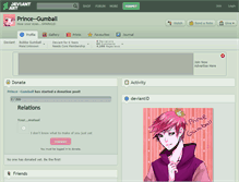 Tablet Screenshot of prince--gumball.deviantart.com