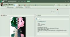 Desktop Screenshot of foxtail-tygereye.deviantart.com