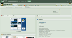 Desktop Screenshot of lukegamern5.deviantart.com