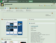 Tablet Screenshot of lukegamern5.deviantart.com