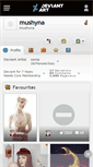 Mobile Screenshot of mushyna.deviantart.com