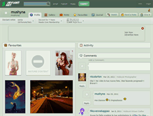 Tablet Screenshot of mushyna.deviantart.com