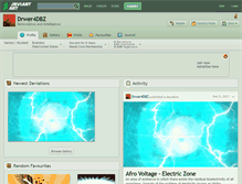 Tablet Screenshot of drwer4dbz.deviantart.com