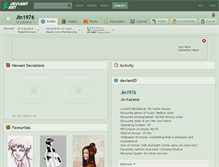 Tablet Screenshot of jin1976.deviantart.com