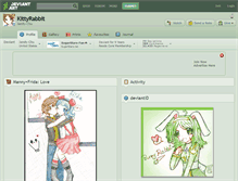 Tablet Screenshot of kittyrabbit.deviantart.com