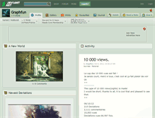 Tablet Screenshot of graphfun.deviantart.com