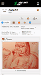 Mobile Screenshot of dude52.deviantart.com