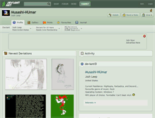 Tablet Screenshot of musashi-humar.deviantart.com