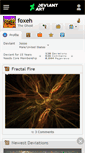 Mobile Screenshot of foxeh.deviantart.com
