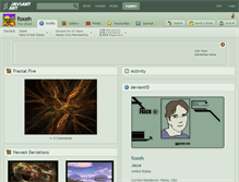 Tablet Screenshot of foxeh.deviantart.com