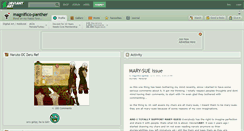 Desktop Screenshot of magnifico-panther.deviantart.com
