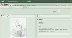 Desktop Screenshot of hamabe.deviantart.com