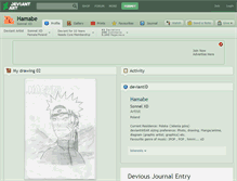 Tablet Screenshot of hamabe.deviantart.com