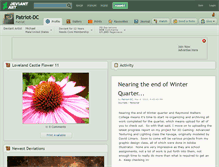 Tablet Screenshot of patriot-dc.deviantart.com