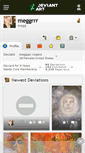 Mobile Screenshot of meggrrr.deviantart.com