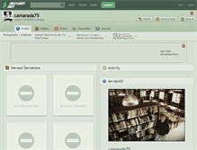 Tablet Screenshot of camarada75.deviantart.com
