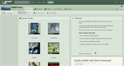 Desktop Screenshot of ghibli-fan.deviantart.com