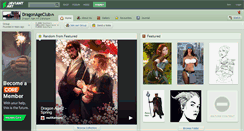 Desktop Screenshot of dragonageclub.deviantart.com