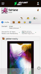 Mobile Screenshot of fairlane.deviantart.com