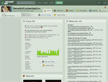 Tablet Screenshot of benedictcumberbatch.deviantart.com