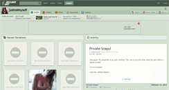 Desktop Screenshot of justnotmyself.deviantart.com