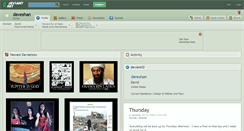 Desktop Screenshot of daveshan.deviantart.com