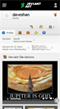 Mobile Screenshot of daveshan.deviantart.com