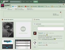 Tablet Screenshot of kondor7.deviantart.com