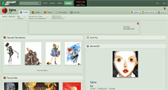 Desktop Screenshot of egine.deviantart.com