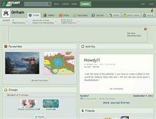Tablet Screenshot of giriham.deviantart.com