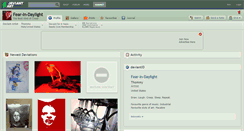 Desktop Screenshot of fear-in-daylight.deviantart.com