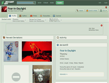 Tablet Screenshot of fear-in-daylight.deviantart.com