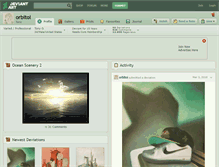Tablet Screenshot of orbitol.deviantart.com