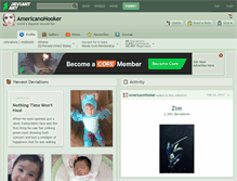 Tablet Screenshot of americanohooker.deviantart.com