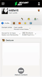 Mobile Screenshot of mithrril.deviantart.com