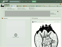 Tablet Screenshot of mithrril.deviantart.com