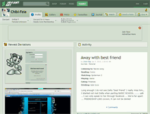 Tablet Screenshot of chibi-fela.deviantart.com