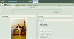 Desktop Screenshot of domx.deviantart.com