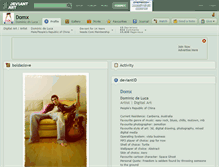 Tablet Screenshot of domx.deviantart.com