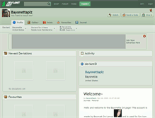 Tablet Screenshot of bayonettaplz.deviantart.com
