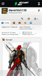 Mobile Screenshot of maverickx138.deviantart.com