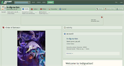 Desktop Screenshot of in-dig-na-tion.deviantart.com