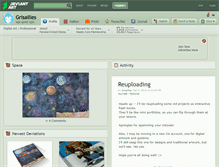 Tablet Screenshot of grisailles.deviantart.com